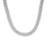 13mm Square Cuban Moissanite Chain